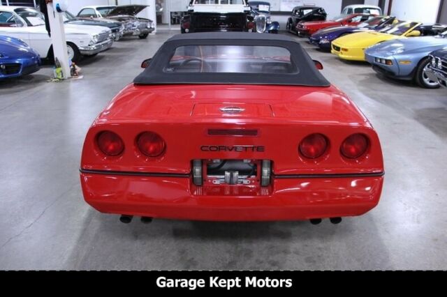 1987 chevrolet corvette convertible torch red convertible 5.7l v8 40183 miles