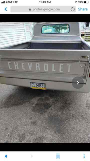 1961 chevrolet c10 pickup grey rwd automatic short bed