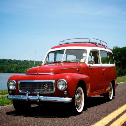 1958 volvo pv 445 duett wagon, rare collectible, 4 speed manual, 16k actual mls