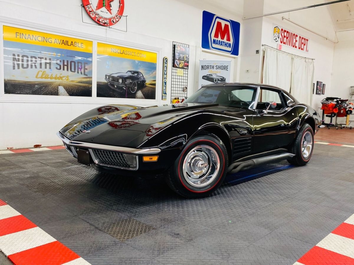 1970 chevrolet corvette, black with 73,172 miles available now!