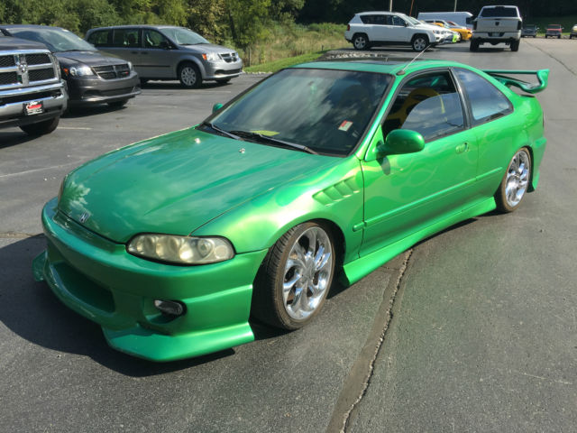 1994 honda civic coupe highly modified lowered audiobahn stereo more