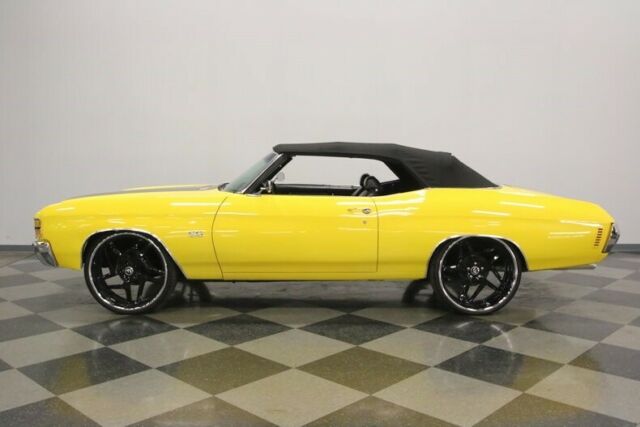 big block 454ci power, bright sunflower yellow paint, forgiato wheels, wow!