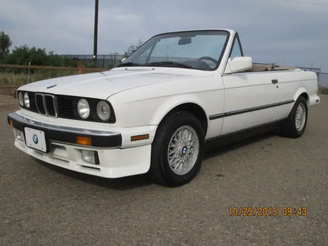 1991 bmw 325ic e30 5spd 87k amazing white matching vin clean title runs exclnt