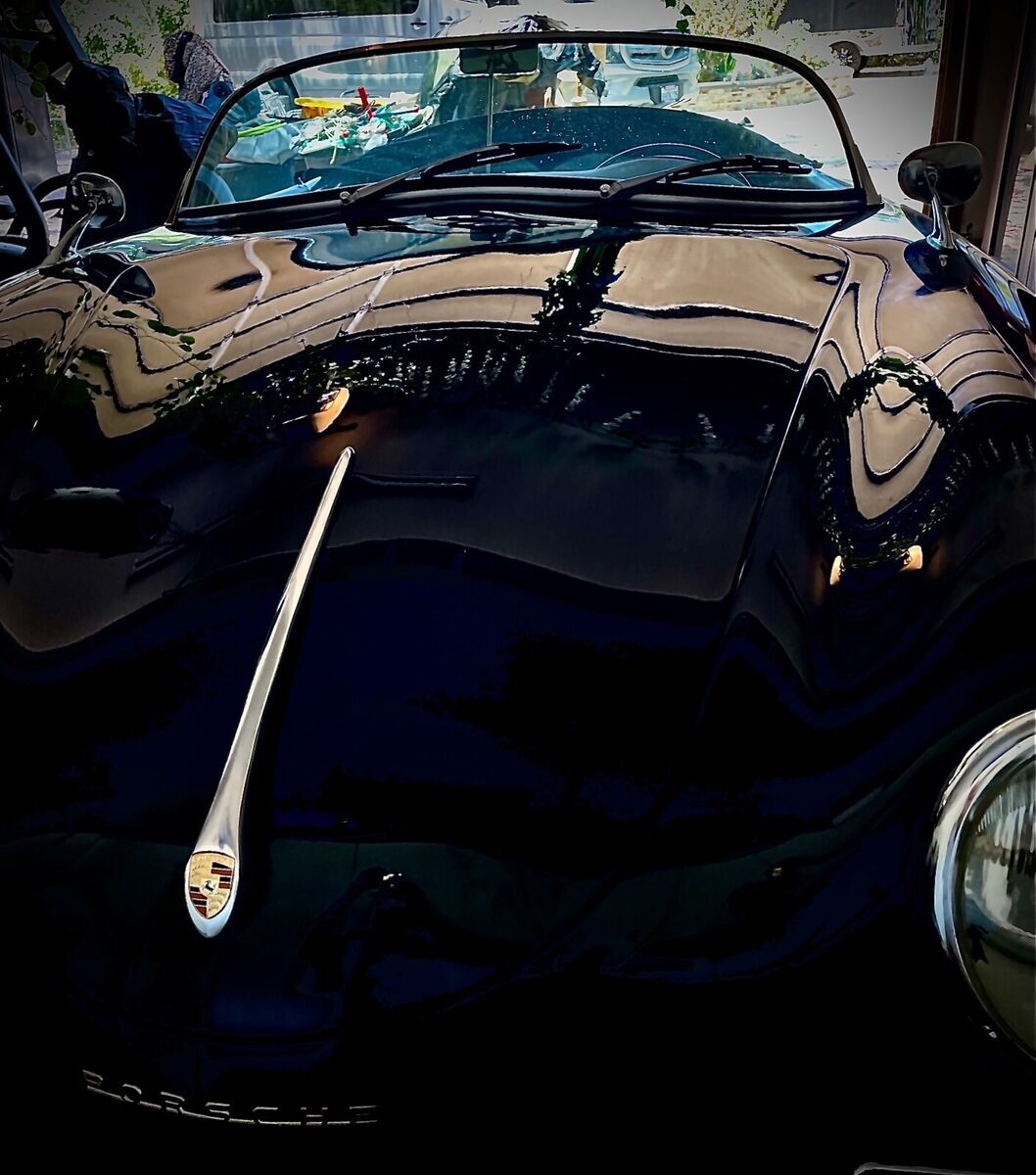 1956 porsche 356 convertible supercar blue rwd manual 356-replica