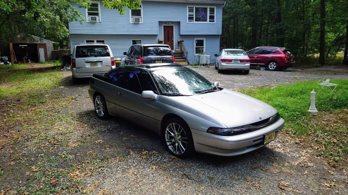 1992 subaru svx ls-l coupe silver 3.3l touring package