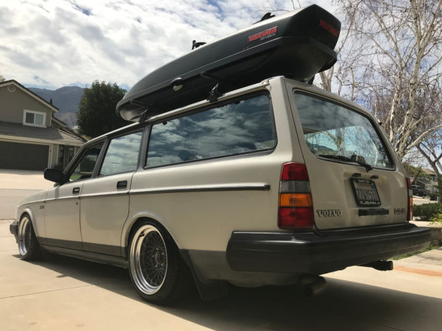 volvo 240 dl wagon bbs bilstein ipd stance original no accidents 3rd third row