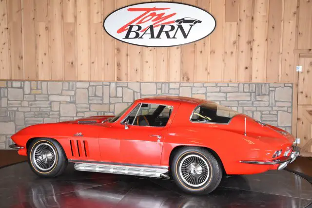 1966 chevrolet corvette stingray 427 rally red manual