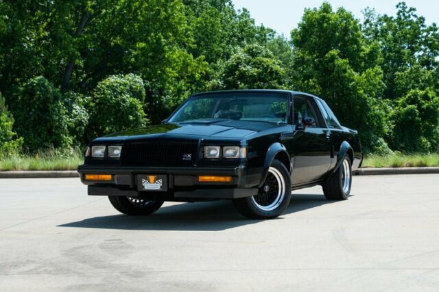 1987 buick regal gnx black sedan 3.8l v6 turbo 4 speed automatic