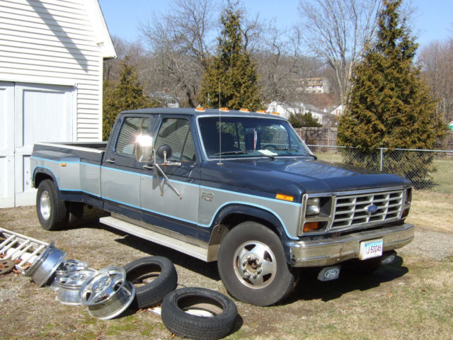 1986 ford dually crew cab pickup truck towing package 10000lbs long wheelbase