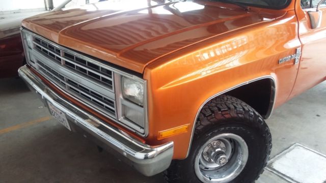 custom deluxe c10 metalic orange