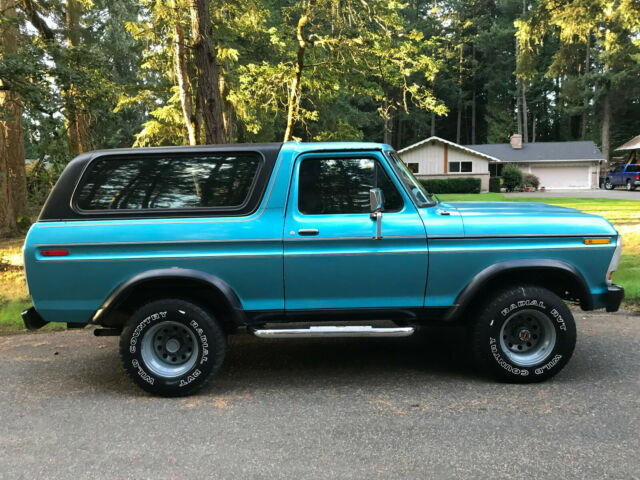 selling worldwide no reserve 1978 ford bronco 4x4 400 automatic buy now $7900