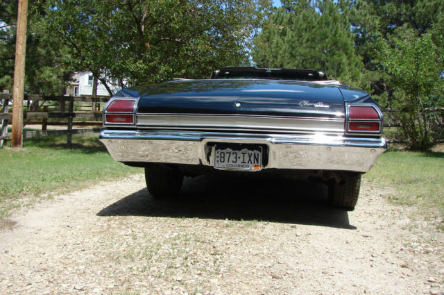 1969 chevrolet chevelle convertible, low mileage, power top and steering