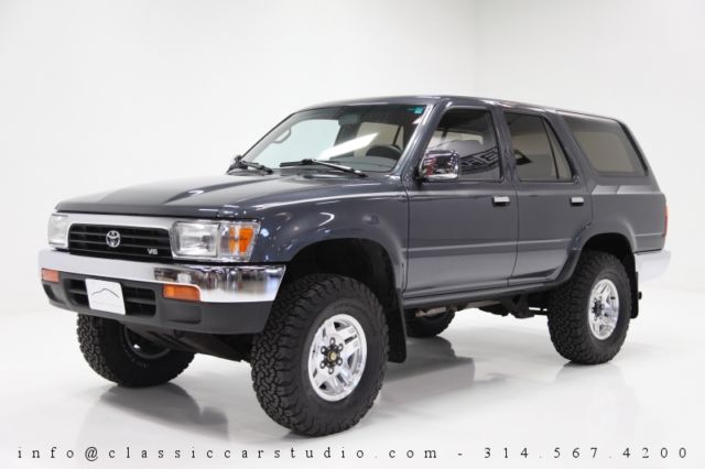 1993 toyota 4runner sr5 v6 4x4: 3.0l v6, 5-speed manual & 12k original miles!