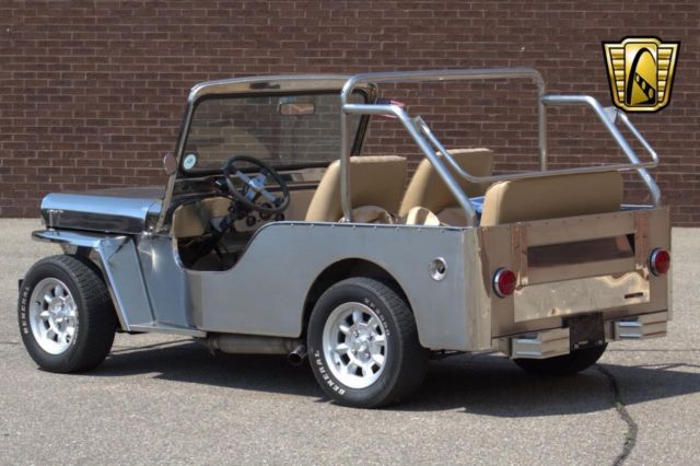 1941 willys jeep custom 0 stainless steel suv 2.8l v6 3 speed automatic