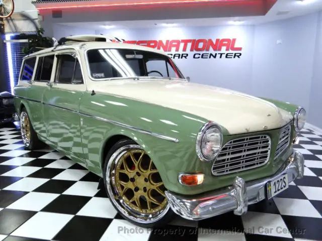 1965 volvo 122s amazon restomod custom wagon 740 2.0 turbo swap roof rack rad!!!