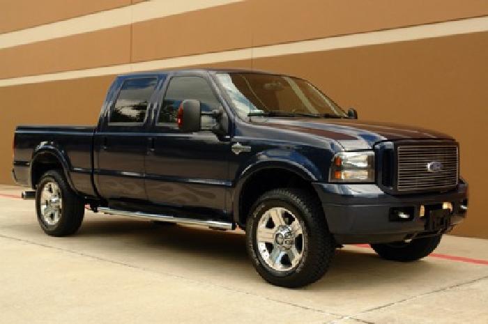 2005 ford f-250 harley davidson crew cab diesel 4wd blue in raleigh, nc