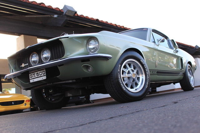 1967 ford mustang gt500 fast back. lime gold. 1 owner car 60k original miles