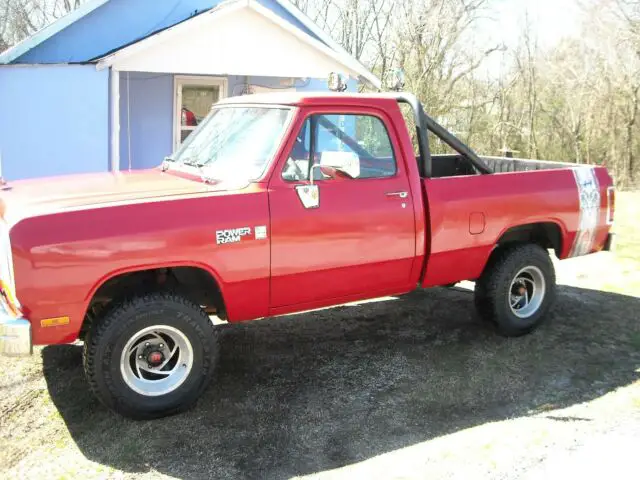 1987 dodge power ram w100 4x4 short box