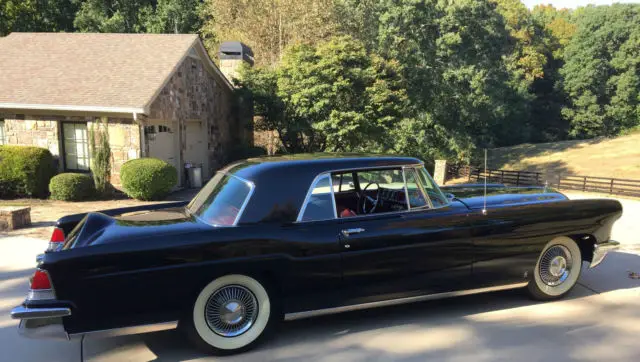 1956 lincoln continental mark ii black/red rare factory air conditioning