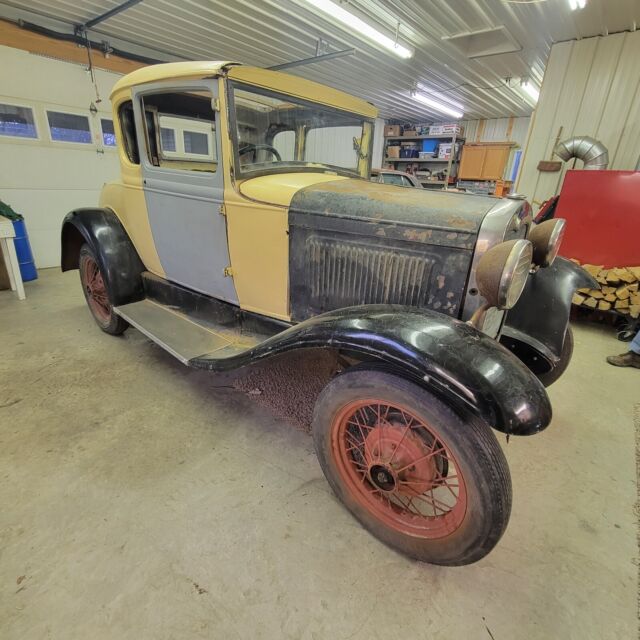 1930 ford model a coupe rh drive new parts rat rod restore project ia barn find