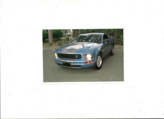 2007 ford mustang v6-windveil blue- 5 speed manual-39k mi. in santa fe springs, ca