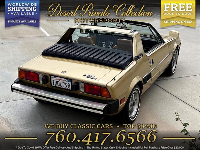 1980 fiat x1/9 in palm desert, california
