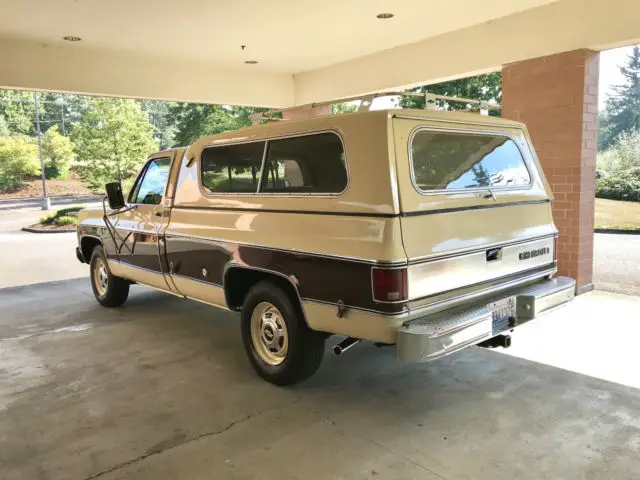 1978 chevrolet silverado 20 camper special