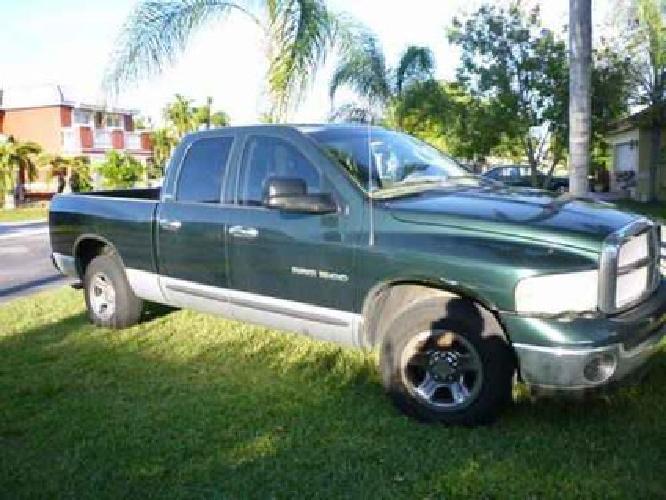 2002 dodge ram 1500 quad (4dr) 4.7l v-8 automatic - obo in miami, fl