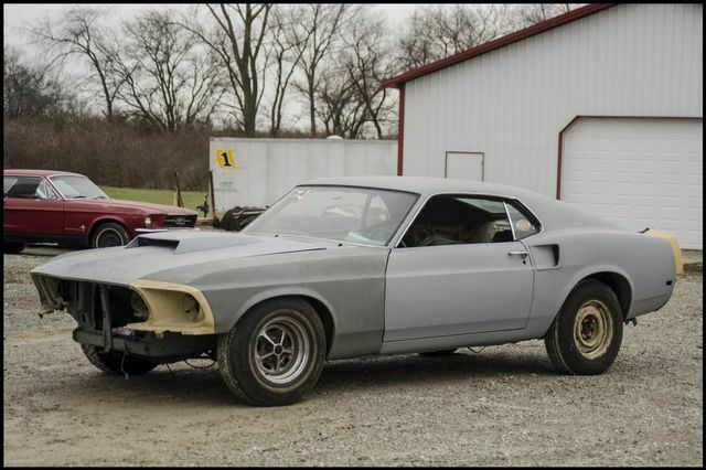 1969 ford mustang boss 429 5,191 miles wimbledon white 429 v8 manual