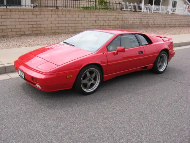 88' lotus esprit turbo rare exotic collector red 29k 70 pics,1 of 375 no reserve