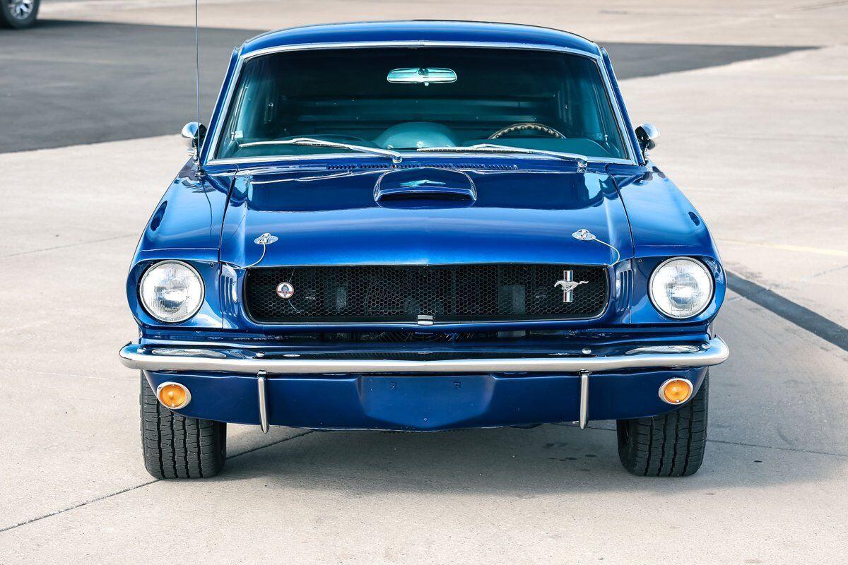 1965 ford mustang fastback 2+2 55867 miles blue coupe 289ci ford v8