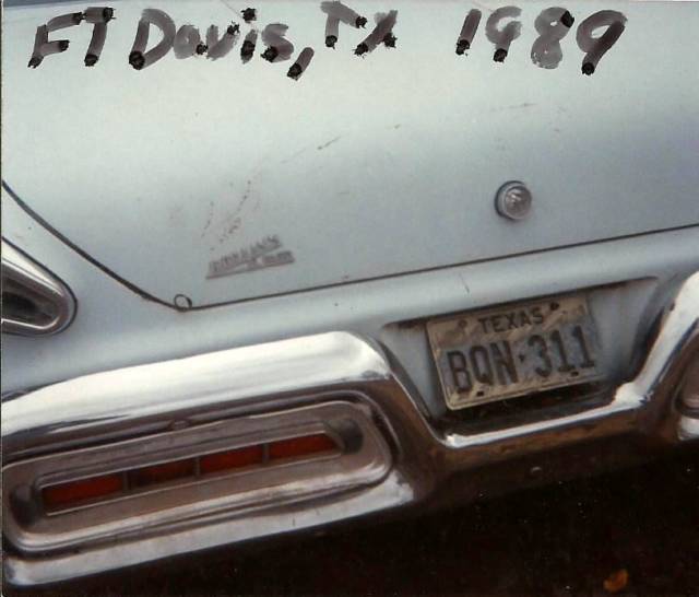 1958 mercury monterey 4 dr. sedan