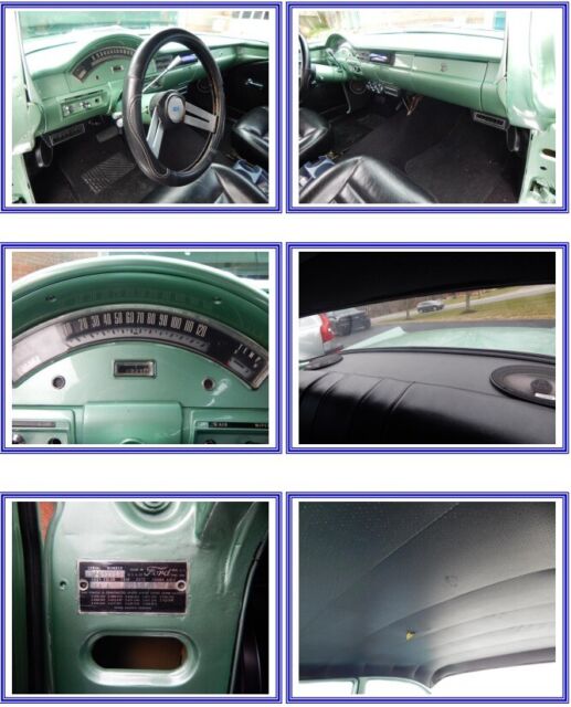 1957 ford custom 300 sedan green rwd automatic