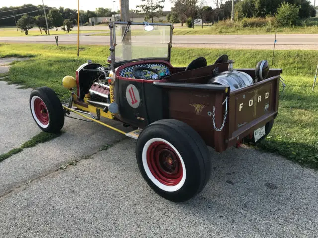 1920 dodge hot rod t bucket ford flathead! survivor rat skulls flames 1932