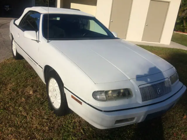 convertible, lebaron ,gtc, ragtop , top down low miles, florida car,clean title