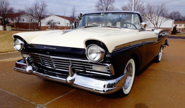 fairlane 500 skyliner convertible 4spd automatic a/c 4whl disc brakes stunning!