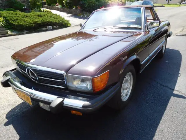 original mint low mile 380sl convertible soft and hard top !! euro !!!