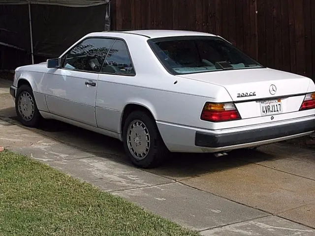 1991 w124 mercedes 300 ce white calif. car