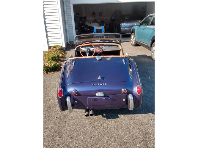 1960 triumph tr3a in bennington, vermont