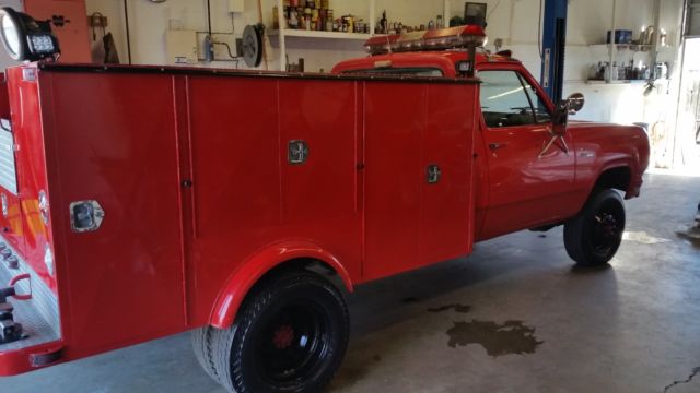 1976 dodge power wagon fire rescue truck