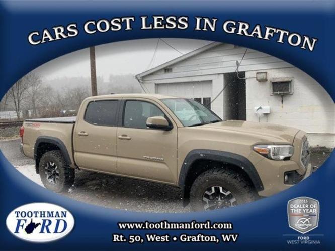 2017 toyota tacoma trd pro 4x4 trd pro 4dr double cab 5.0 ft sb 6a for sale in grafton, west virginia