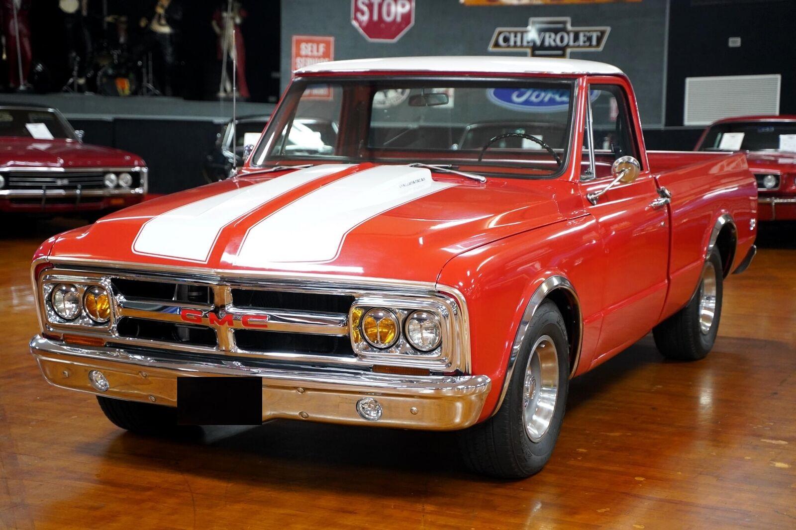 1969 gmc c/k 1500 red pickup truck 1663 miles