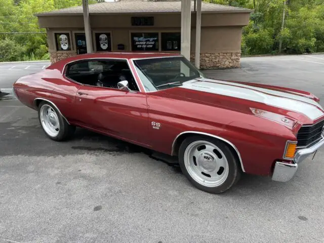 1972 chevrolet chevelle coupe red rwd automatic