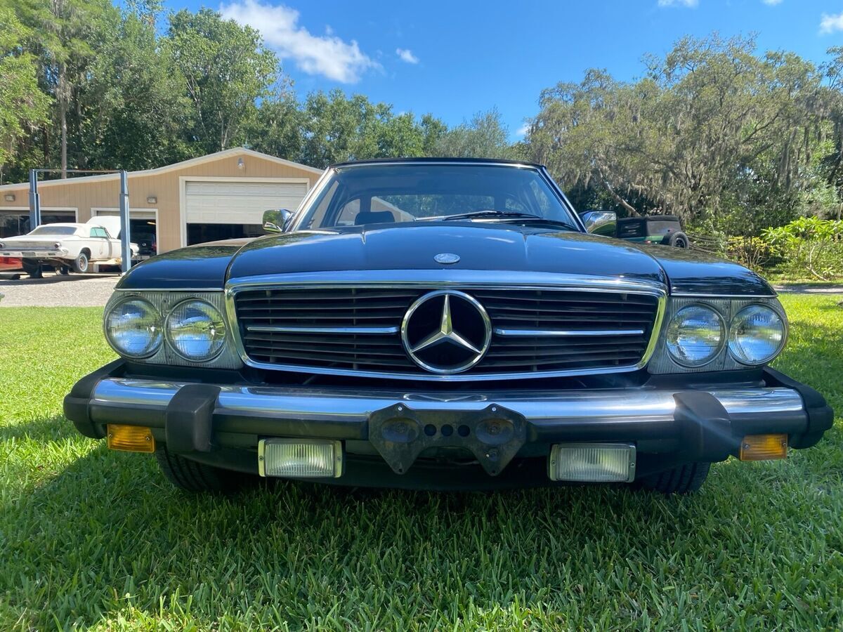 1985 mercedes-benz 380sl convertible black sl