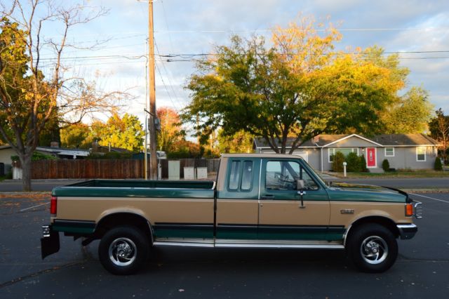 beautiful factory original survivor 1987 ford f250 xlt lariat pickup 4x4 nice !!