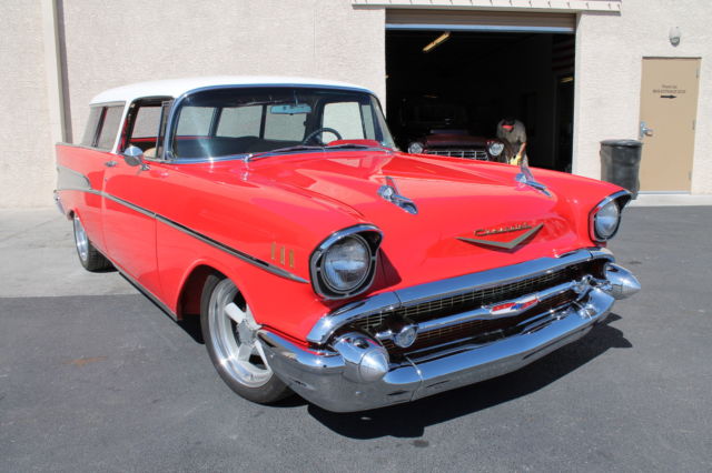1957 chevrolet bel air nomad - gorgeous body off restoration - las vegas