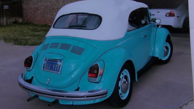 1971 volkswagen - super beetle convertible - original mileage 12151 - tuscola tx