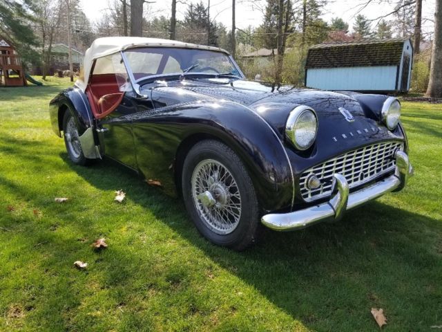 1962 triumph tr3b, rare, rust free, excellent driver!