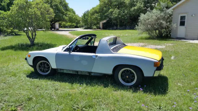 no reserve - porsche 914 running project w/ extra motor, trans, mahle wheels etc