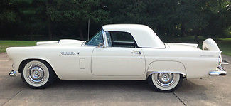 1956 ford thunderbird 2 door removable hardtop frame off restoration 200 miles!